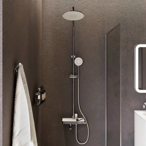 Смеситель для ванны с верхним душем, Shelfy, IDDIS, SHESBBTi06 в Сочи и Адлере Смеситель для ванны с верхним душем, Shelfy, IDDIS, SHESBBTi06 в Сочи и Адлере