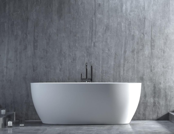 LUCE Отдельностоящая ванна Salini: 1700 х 850 х 580 мм S-Stone (Solix) Матовое в Сочи и Адлере LUCE Отдельностоящая ванна Salini: 1700 х 850 х 580 мм S-Stone (Solix) Матовое в Сочи и Адлере