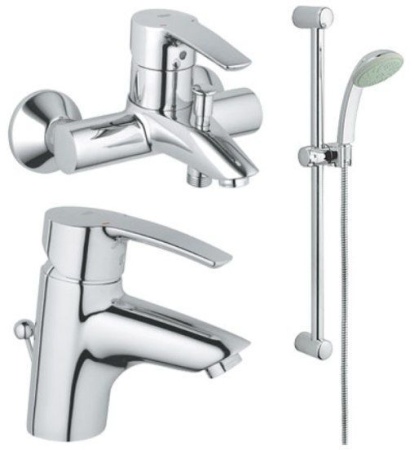 114668 GROHE EUROSTYLE Комплект 3 в 1 (33591001+33552001+28591)
