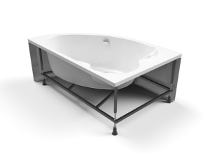 Ванна акриловая Cersanit KALIOPE 153x100x46 левая, ультра белая в Сочи и Адлере Ванна акриловая Cersanit KALIOPE 153x100x46 левая, ультра белая в Сочи и Адлере