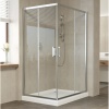 Душевой уголок Vegas Glass ZA-F 110*90 08 01 профиль глянцевый хром, стекло прозрачное в Сочи и Адлере