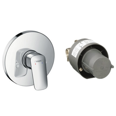 Смеситель Hansgrohe Logis 71666000 С ВНУТРЕННЕЙ ЧАСТЬЮ, для душа