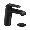 Смеситель для умывальника с донным клапаном Flat black FL 013.20