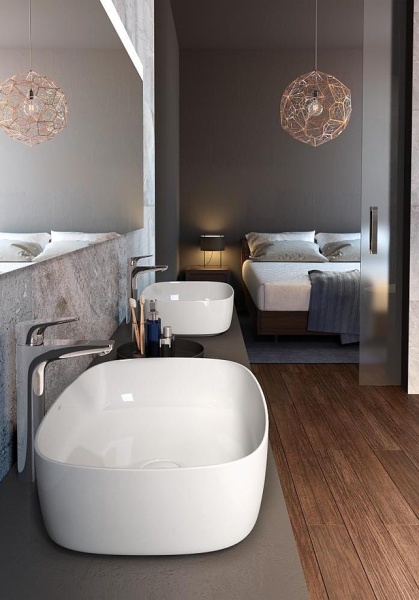 7327500000 Раковина Roca Inspira Soft 37х50х14 см, накладная  в Сочи и Адлере 7327500000 Раковина Roca Inspira Soft 37х50х14 см, накладная  в Сочи и Адлере