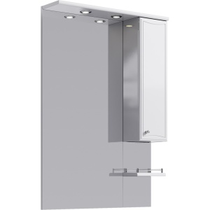 БАРСЕЛОНА 70 Зеркало с полочкой, шкафчиком, а также светодиодной подсветкой,включателем и розеткой (Ш70хВ108хГ17,5) в Сочи и Адлере БАРСЕЛОНА 70 Зеркало с полочкой, шкафчиком, а также светодиодной подсветкой,включателем и розеткой (Ш70хВ108хГ17,5) в Сочи и Адлере