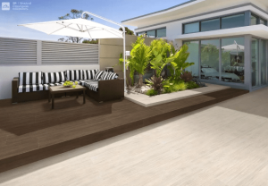 Керамогранит Граните Вуд Классик бьянко LMR (лаппат.) 19,5*120