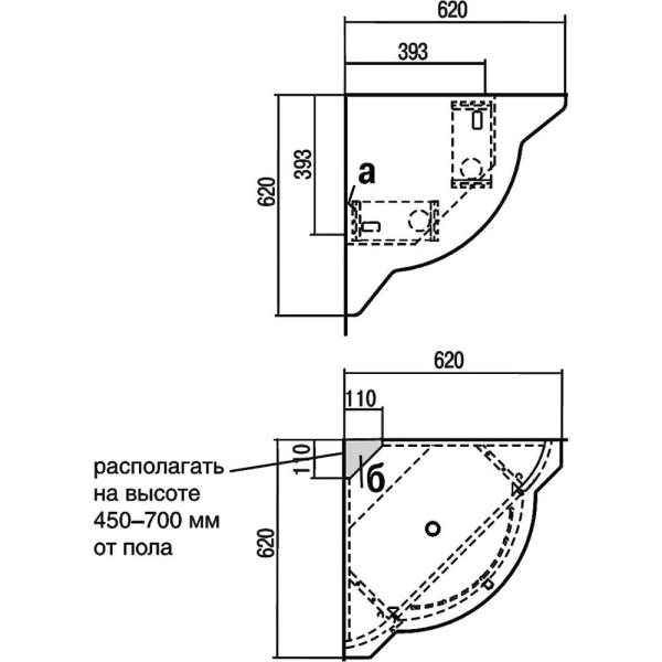 Альтаир 62 тумба-умывальник, угловой (без раковина Сергей) в Сочи и Адлере Альтаир 62 тумба-умывальник, угловой (без раковина Сергей) в Сочи и Адлере