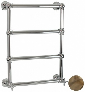 COLOSSEUM Полотенцесушитель водяной h670/750*480/560 бронза  COLOSSEUM Полотенцесушитель водяной h670/750*480/560 бронза