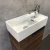 COMFORTY. Тумба-умывальник "Асти-40" дуб темно-коричневый с раковиной CREA 40, P-UM-CRE40/1 в Сочи и Адлере