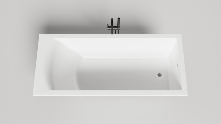 Ванна встраиваемая Salini CASCATA KIT S-Sense Матовая 180х80 см (104513M) в Сочи и Адлере