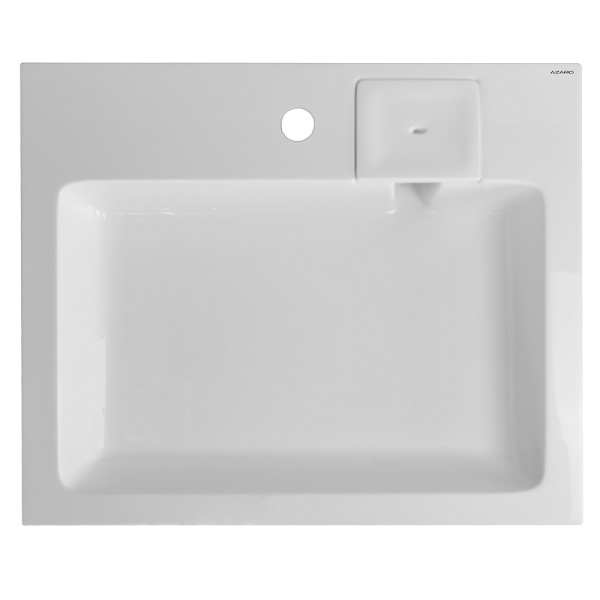 Раковина Azario Etna NEW 600х500х100 литьевой мрамор, сифон в комплекте, белая (CS00086607) в Сочи и Адлере Раковина Azario Etna NEW 600х500х100 литьевой мрамор, сифон в комплекте, белая (CS00086607) в Сочи и Адлере