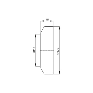 Обрамление для унитаза малое d 110 А98  в Сочи и Адлере Обрамление для унитаза малое d 110 А98  в Сочи и Адлере