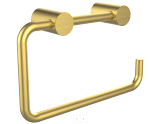 Держатель для туалетной бумаги IDDIS без крышки металл золото / PETG000i43