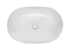 Раковина Kerald 600*415*140 мм накладная, белый  в Сочи и Адлере