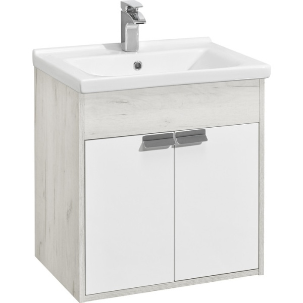 Флай 60 тумба белый, дуб крафт (раковина приобретается отдельно миранда-60) в Сочи и Адлере Флай 60 тумба белый, дуб крафт (раковина приобретается отдельно миранда-60) в Сочи и Адлере