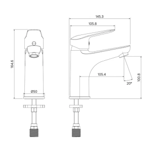 Смеситель для умывальника, Torr, IDDIS, TORSB00i01 в Сочи и Адлере Смеситель для умывальника, Torr, IDDIS, TORSB00i01 в Сочи и Адлере