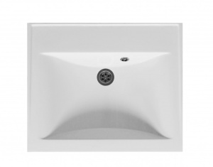 Раковина Эстет Комфорт 59 ФР-00000805 над стиральной машиной Белая в Сочи и Адлере