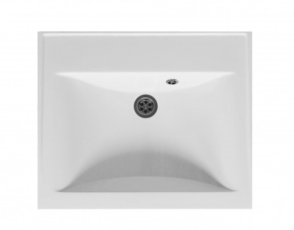 Раковина Эстет Комфорт 59 ФР-00000805 над стиральной машиной Белая в Сочи и Адлере