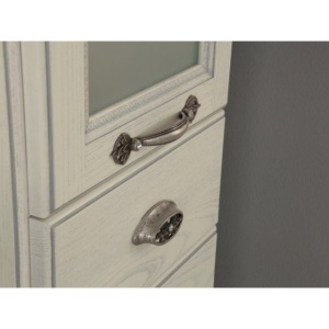 ЖЕРОНА шкаф-колонна белое серебро в Сочи и Адлере ЖЕРОНА шкаф-колонна белое серебро в Сочи и Адлере