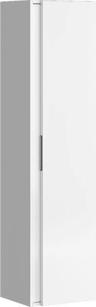 ACCENT 35 Пенал  универсальный левый/правый пенал с одной дверью в белом цвете ACCENT 35 Пенал  универсальный левый/правый пенал с одной дверью в белом цвете