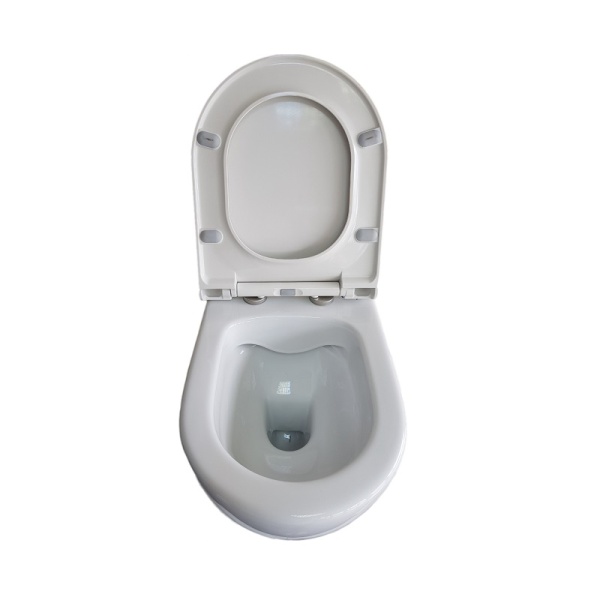 Унитаз подвесной Turavit RONDO 360x515x360 безободковый, с тонким сиденьем микролифт в Сочи и Адлере