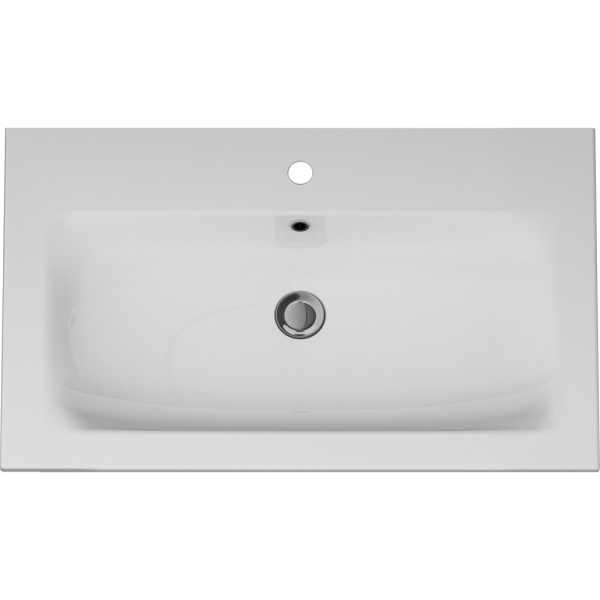 SPIRIT V2.0 Раковина мебельная накладная керамическая 80 см, Цвет: белый глянец SPIRIT V2.0 Раковина мебельная накладная керамическая 80 см, Цвет: белый глянец