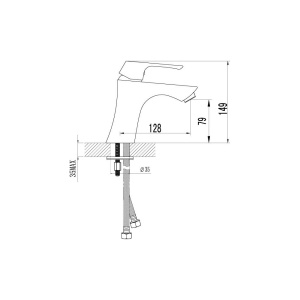 Смеситель Lemark Unit LM4506C для раковины в Сочи и Адлере Смеситель Lemark Unit LM4506C для раковины в Сочи и Адлере