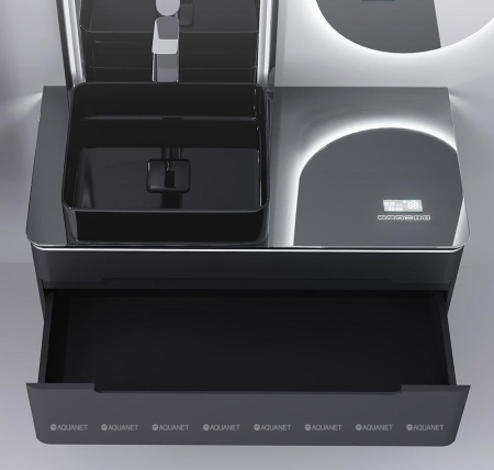 Shi.01.100-M/P/A Тумба Shine 100 с МФМ подвесная антрацит JORNO в Сочи и Адлере