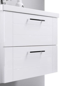 МАНЧЕСТЕР 80 Тумба подвесная, два ящика, белая с раковиной ФОСТЕР 80 (Ш81хВ54хГ46) в Сочи и Адлере МАНЧЕСТЕР 80 Тумба подвесная, два ящика, белая с раковиной ФОСТЕР 80 (Ш81хВ54хГ46) в Сочи и Адлере