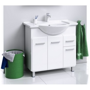 КОРСИКА 85 Тумба на ножках, три двери и ящик, с раковиной СТИЛЬ 85 (Ш88хВ85хГ51) Kor.01.08+Стиль 85  в Сочи и Адлере КОРСИКА 85 Тумба на ножках, три двери и ящик, с раковиной СТИЛЬ 85 (Ш88хВ85хГ51) Kor.01.08+Стиль 85  в Сочи и Адлере