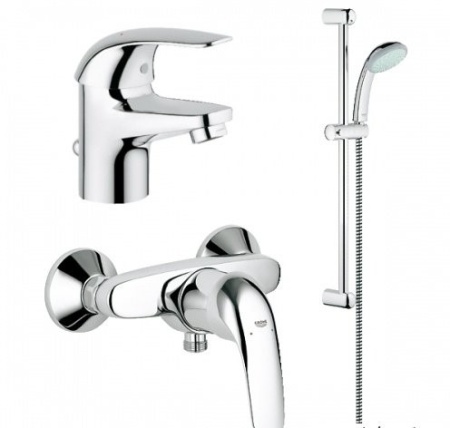 116935 Промо комп. Grohe Euroeco Набор для ванны 3в1 