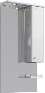 БАРСЕЛОНА 60 Зеркало с полочкой, шкафчиком, а также светодиодной подсветкой, включателем и розеткой (Ш60хВ108хГ17,5) БАРСЕЛОНА 60 Зеркало с полочкой, шкафчиком, а также светодиодной подсветкой, включателем и розеткой (Ш60хВ108хГ17,5)