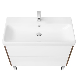 Сканди 90 тумба-умывальник белый/дуб рустикальный (раковина приобретается отдельно Адриана 90) в Сочи и Адлере Сканди 90 тумба-умывальник белый/дуб рустикальный (раковина приобретается отдельно Адриана 90) в Сочи и Адлере