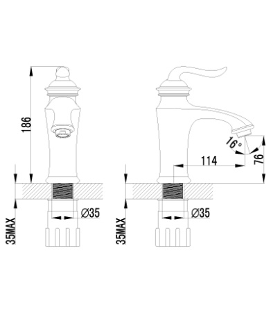Смеситель Lemark Brava LM4706G для раковины в Сочи и Адлере