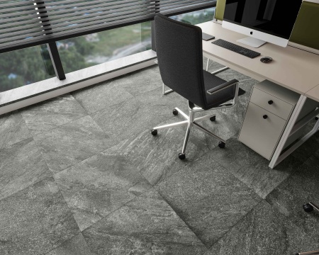 Керамогранит Quartzite Nero punch matt 9мм 60*60 R10 в Сочи и Адлере