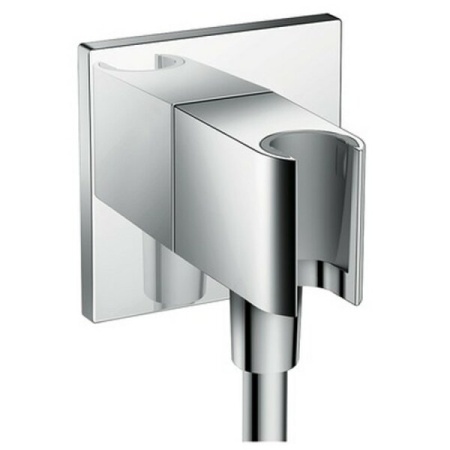 Шланговое подключение Hansgrohe Fixfit Porter Square 26486000 держатель для душа