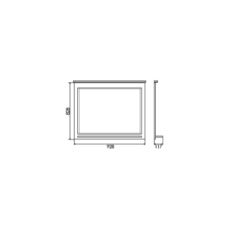 COMFORTY Зеркало "Тбилиси-90" белый глянец в Сочи и Адлере