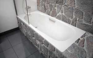 Ванна стальная ATLANTICA HG 180 X80 с ручками, ножками Португалия в Сочи и Адлере Ванна стальная ATLANTICA HG 180 X80 с ручками, ножками Португалия в Сочи и Адлере