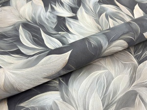 Обои Эрисман Benefit Mirabelle, винил на флизелиновой основе, 1.06*10.05 м, Тёмно-серый мотив в Сочи и Адлере