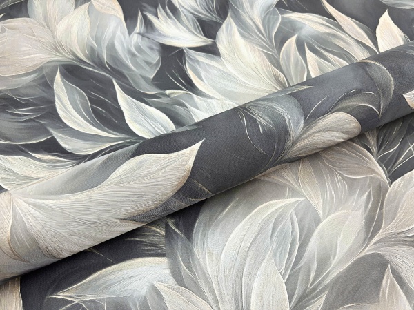 Обои Эрисман Benefit Mirabelle, винил на флизелиновой основе, 1.06*10.05 м, Тёмно-серый мотив в Сочи и Адлере