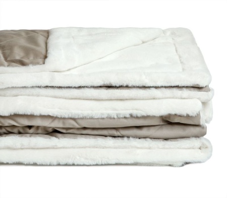 Плед меховой MILKY SHAKE, МАТЕРИАЛ: Искусственный мех, СОСТАВ: 100% хлопок, Мех-Полиэстер, РАЗМЕР: 140х200 см в Сочи и Адлере