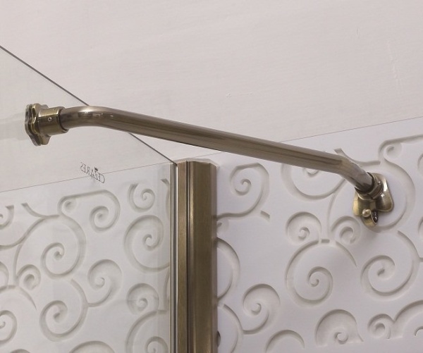 Душевое ограждение MAGIC-AH-1-120/100-C-BR-L  стекло прозрачное, профиль бронза в Сочи и Адлере Душевое ограждение MAGIC-AH-1-120/100-C-BR-L  стекло прозрачное, профиль бронза в Сочи и Адлере