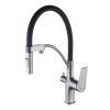 Смеситель Lemark Bronx LM3761GM для кухни, с гибким изливом, с подключ. к фильтру питьевой воды, гра