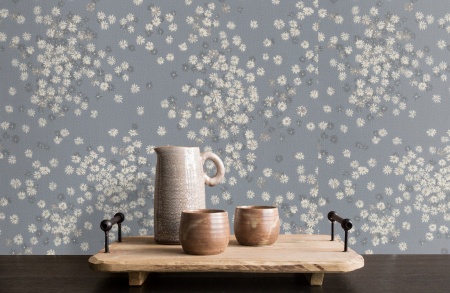 Обои Euro Decor Герда, винил на флизелиновой основе, 1,06*10,05м, Синий мотив в Сочи и Адлере