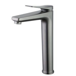 Смеситель Lemark Bronx LM3709GM для умывальника высокий, монолитный, графит Смеситель Lemark Bronx LM3709GM для умывальника высокий, монолитный, графит