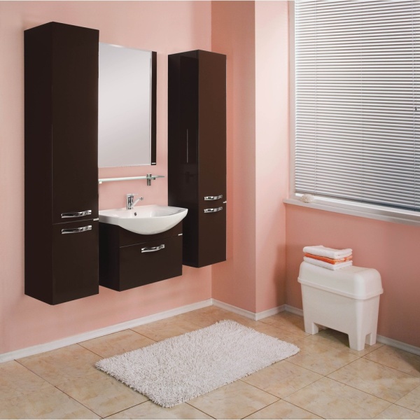 АРИЯ 65 тумба подвесная 1ящ темно-коричневая  (SMILE-65) в Сочи и Адлере АРИЯ 65 тумба подвесная 1ящ темно-коричневая  (SMILE-65) в Сочи и Адлере