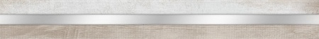 Бордюр настенный Global Tile Terrazzo Белый 60х6.5