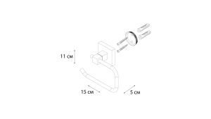 FX-11110A Metra Бумагодержатель без крышки в Сочи и Адлере