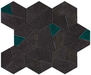 Мозаика Boost Tarmac Mosaico Hex Jade 23*28.5 Мозаика Boost Tarmac Mosaico Hex Jade 23*28.5
