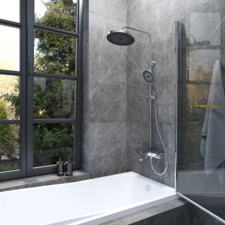 Смеситель для ванны с верхним душем, SpaHome, IDDIS, SPASBBTi06 в Сочи и Адлере